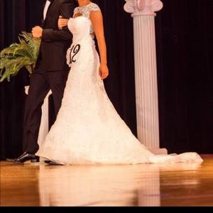 White Sherri Hill Pageant/Wedding Gown